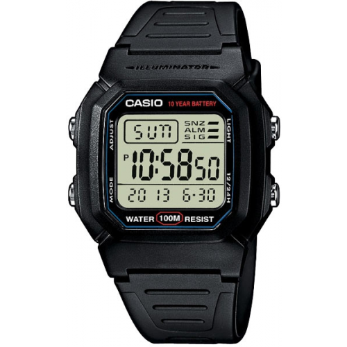 Мужские часы Casio W-800H-1A