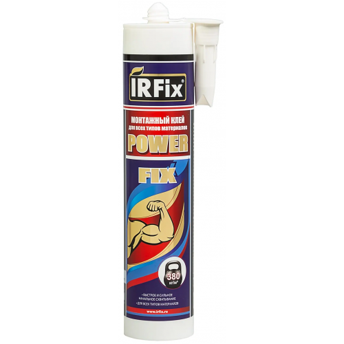 Клей монтажный для всех типов материалов Irfix Power Fix 290 мл
