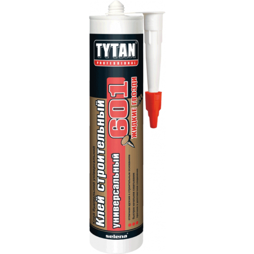 Клей строительный универсальный жидкие гвозди Титан Professional 601 405 г