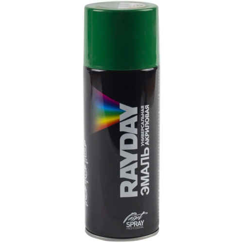 Эмаль универсальная акриловая Rayday Paint Spray Professional 520 мл зеленая RAL 6029 глянцевая