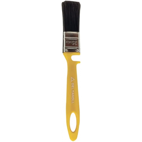 Кисть флейцевая с желтой ручкой Deltaroll 25 мм