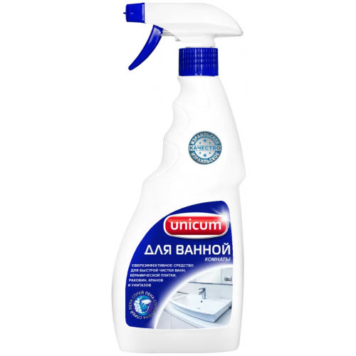 Средство для чистки ванной комнаты Unicum 500 мл