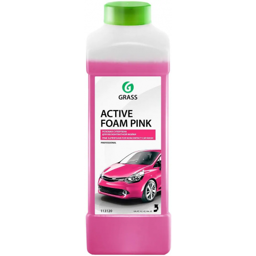 Активная пена для бесконтактной мойки автомобиля Grass Active Foam Pink 1 л
