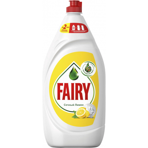 Средство для мытья посуды Fairy Сочный Лимон 1.35 л 9 бутылок флип топ