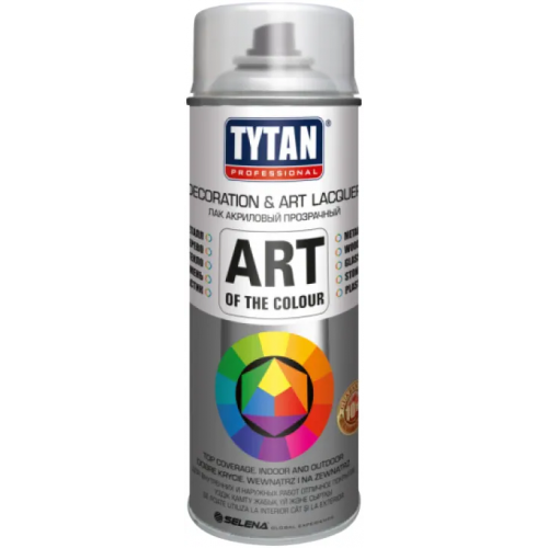 Аэрозольный лак Титан Professional Art of the Colour 400 мл глянцевый