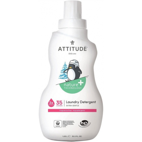 Жидкость для стирки гипоаллергенная Attitude Laundry Detergent Lessive Liquide Fragrance Free 1.05 л