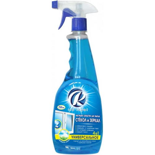 Чистящее средство для мытья стекол и зеркал Rio Royal Свежесть озона 750 мл