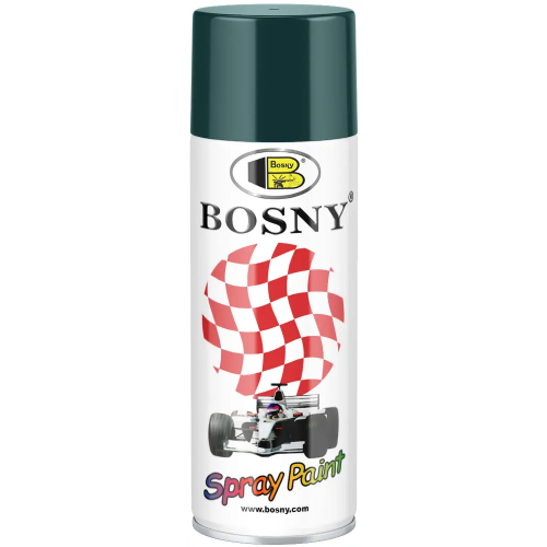 Акриловая спрей краска универсальная Bosny Spray Paint 520 мл зеленая ива №6005 Willow Green