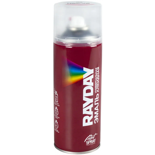 Эмаль универсальная алкидная Rayday Paint Spray Professional 520 мл розовая RAL 3015 глянцевая