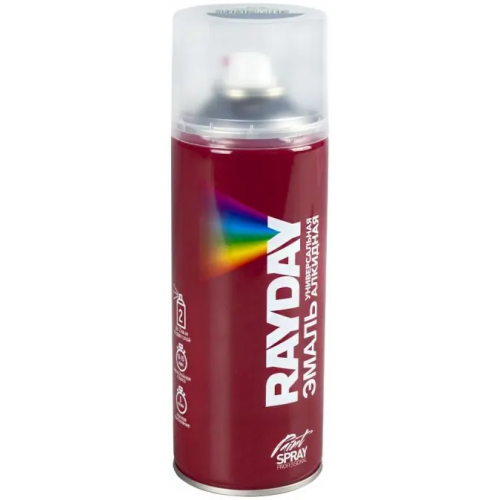 Эмаль универсальная алкидная Rayday Paint Spray Professional 520 мл голубая RAL 5012 глянцевая