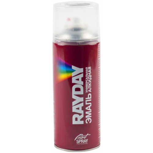 Эмаль универсальная алкидная Rayday Paint Spray Professional 520 мл черная RAL 9005 глянцевая