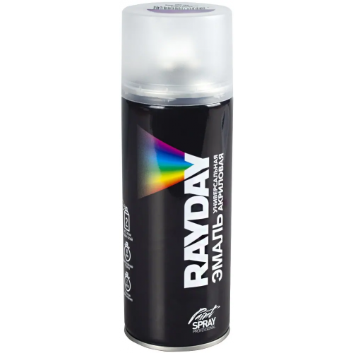 Эмаль универсальная акриловая Rayday Paint Spray Professional 520 мл фиолетовая RAL 4008 полуматовая