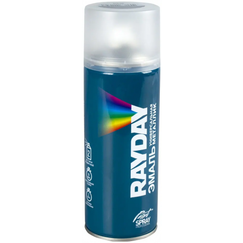 Эмаль универсальная металлик Rayday Paint Spray Professional 520 мл серебро