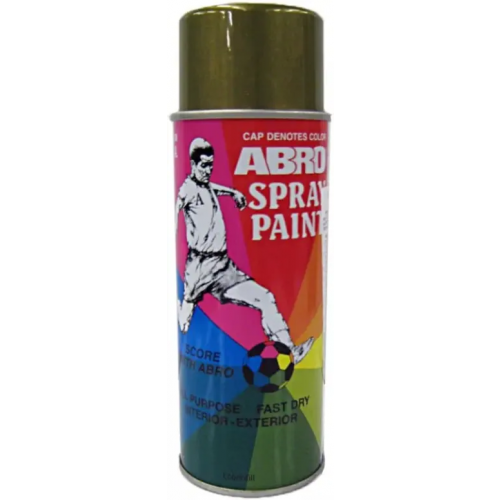 Аэрозольная краска спрей Abro Spray Paint 473 мл золотая №27
