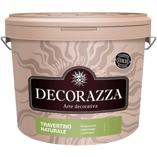 Натуральная известковая штукатурка Decorazza Travertino Naturale 15 кг