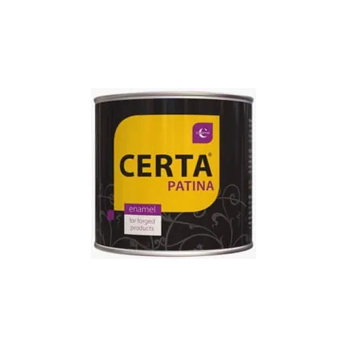 Эмаль декоративная для металла Certa Patina Итальянская 160 г золото до 150°C, от 30°С до +40°С