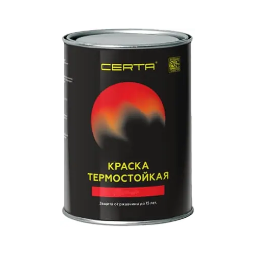 Эмаль антикоррозионная термостойкая Certa 800 г голубая RAL 5012 до +400°C