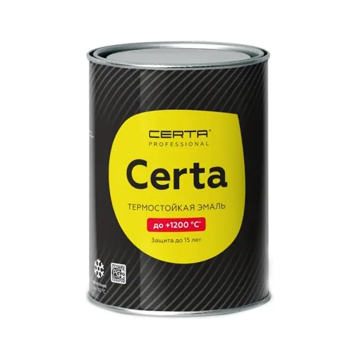 Эмаль термостойкая Certa Professional HS до 1200°C 800 г бежевая RAL 1015 матовая до 400°C