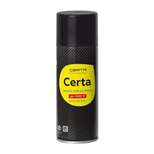 Эмаль термостойкая Certa Professional HS до 1200°C 520 мл бежевая RAL 1015 матовая до 400°C