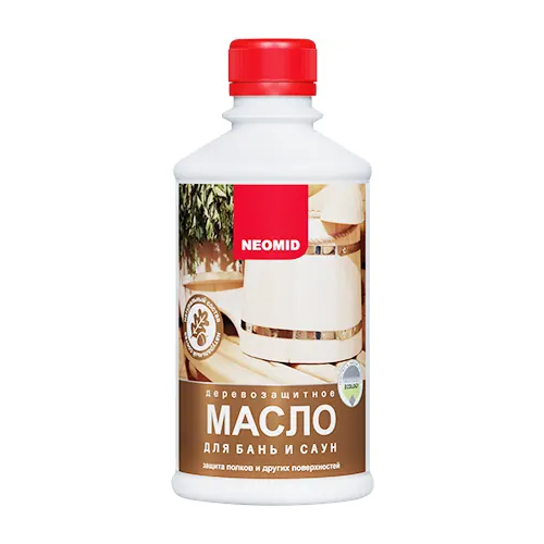 Деревозащитное масло для бань и саун Неомид Sauna Oil 250 мл