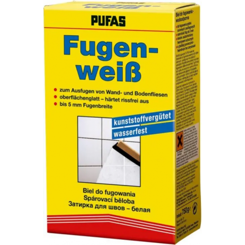 Затирка для швов Пуфас Fugenweiss 750 г белая
