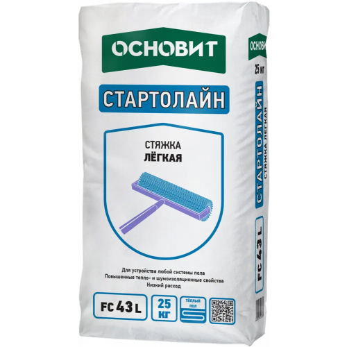 Стяжка легкая Основит Стартолайн FC 43 L 25 кг