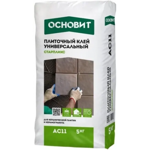 Плиточный клей универсальный Основит Старпликс AC 11 5 кг