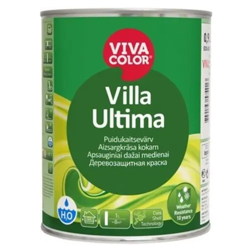 Деревозащитная краска Vivacolor Villa Ultima 900 мл бесцветная