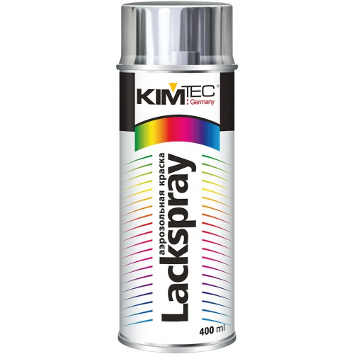 Аэрозольная краска спрей Kim Tec Lackspray 400 мл серебро