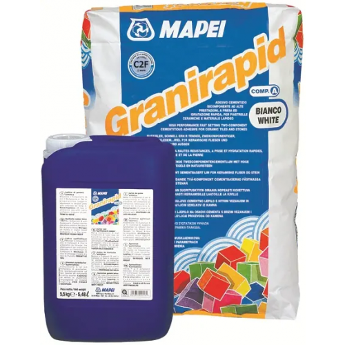 Клей для плитки двухкомпонентный Mapei Granirapid клей для плитки 2 комп 25 кг