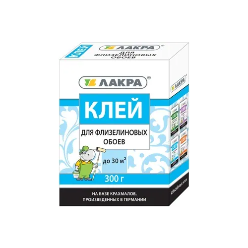 Клей для флизелиновых обоев Лакра 300 г