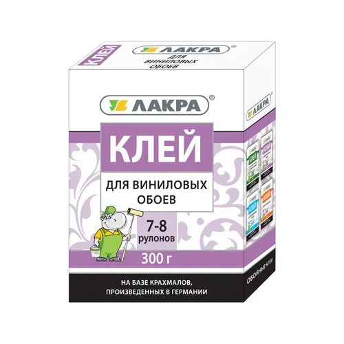 Клей для виниловых обоев Лакра 300 г
