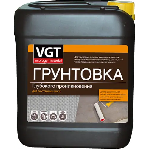 Грунтовка глубокого проникновения для внутренних работ ВГТ ВД АК 0301 5 кг