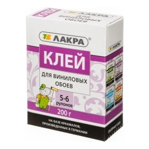 Клей для виниловых обоев Лакра 200 г