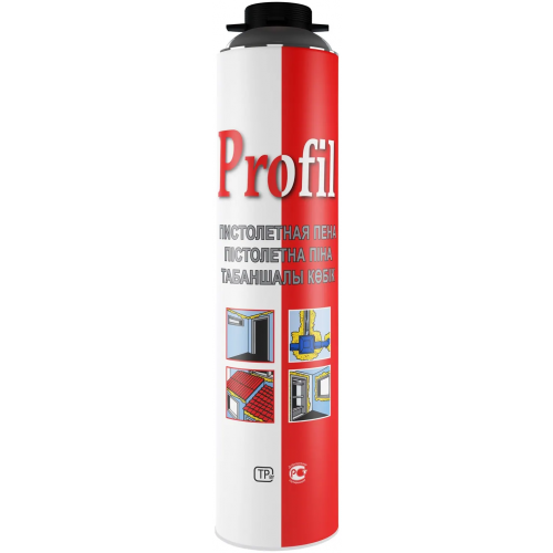 Монтажная пена Soudal Profil 625 мл пистолетная летняя 45 л профессиональная