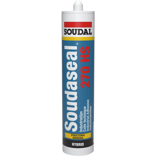 Конструкционный клей герметик Soudal Soudaseal 270HS 290 мл белый