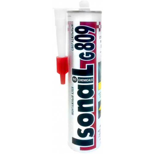 Монтажный клей Iso Chemicals Isonail G809 Сверхсильный 280 мл
