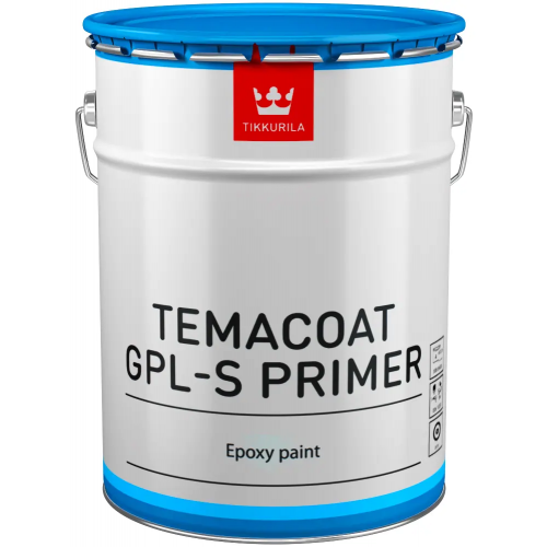Двухкомпонентная эпоксидная грунтовочная краска Тиккурила Temacoat GPL S Primer 14.4 л база TVH белая