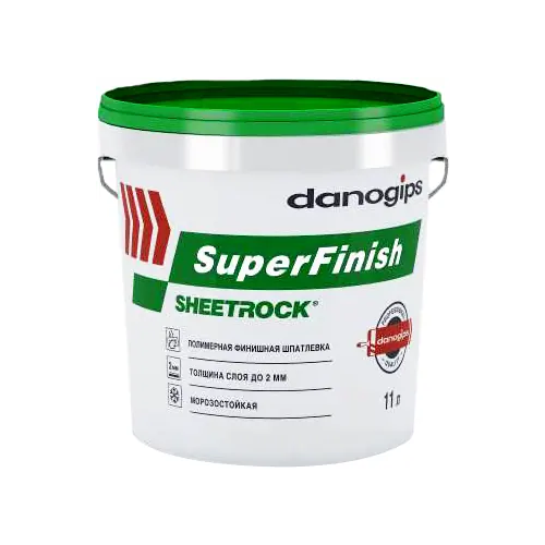Полимерная финишная шпатлевка Danogips Superfinish 11 л