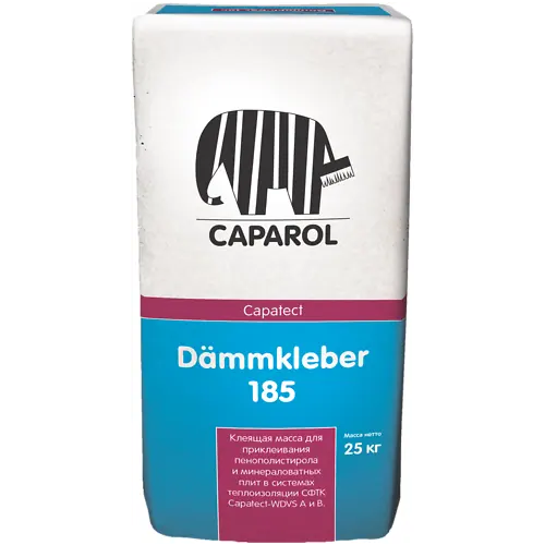 Минеральный заводской сухой раствор Caparol Capatect Dammkleber 185 25 кг зимний