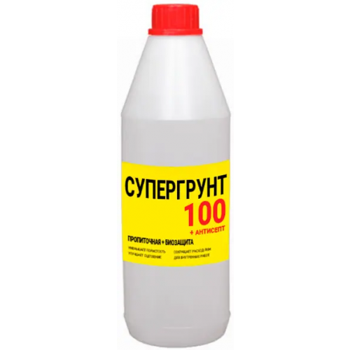 Грунт акриловый универсальный глубокого проникновения Super Decor ВД АК 005 Супергрунт 100 + Антисепт 1 кг