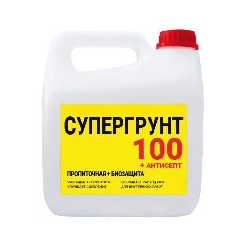 Грунт акриловый универсальный глубокого проникновения Super Decor ВД АК 005 Супергрунт 100 + Антисепт 10 кг