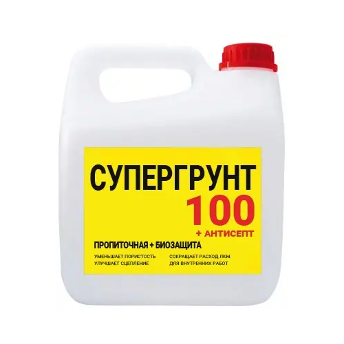 Грунт акриловый универсальный глубокого проникновения Super Decor ВД АК 005 Супергрунт 100 + Антисепт 5 кг