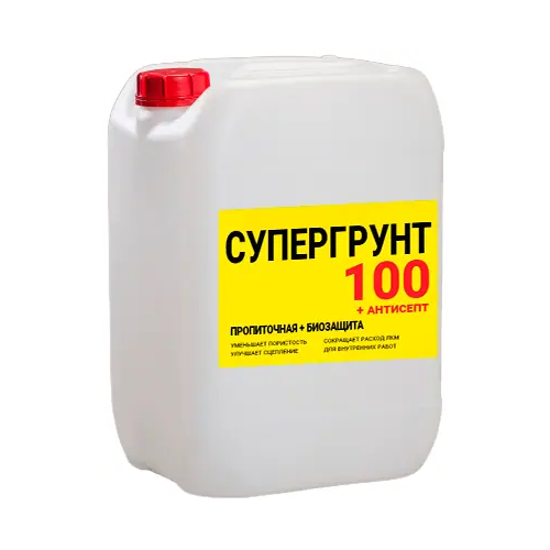 Грунт акриловый универсальный глубокого проникновения Super Decor ВД АК 005 Супергрунт 100 + Антисепт 30 кг