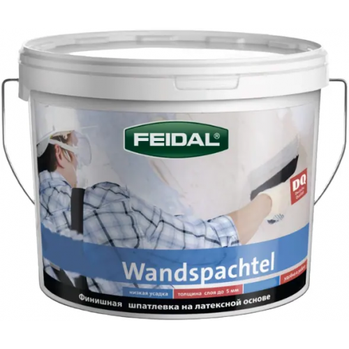 Универсальная финишная латексная шпатлевка Feidal Wandspachtel 4 кг