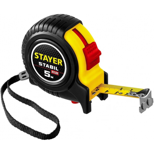Рулетка профессиональная ударостойкая Stayer Professional Stabil 5 м*19 мм