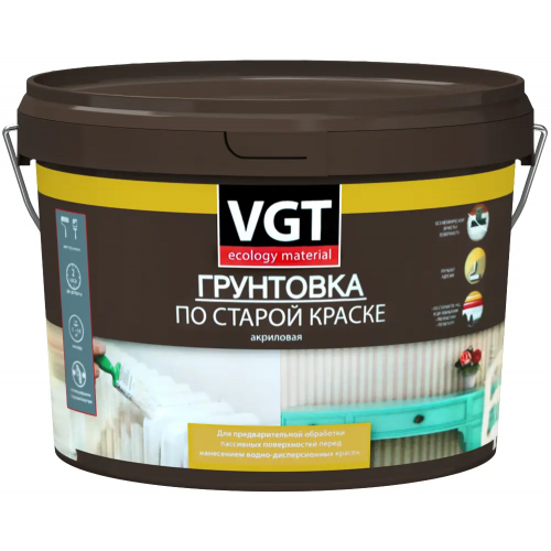 Грунтовка по старой краске акриловая ВГТ ВД АК 0301 10 кг