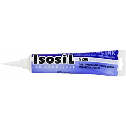 Силиконовый герметик Iso Chemicals Isosil S206 Нейтральный 115 мл белый