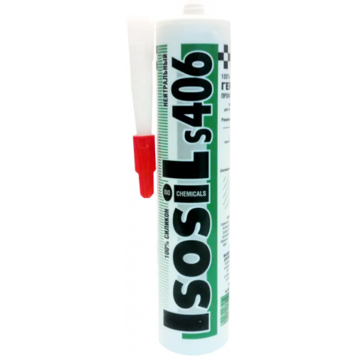 Силиконовый герметик Iso Chemicals Isosil S406 Нейтральный 310 мл белый