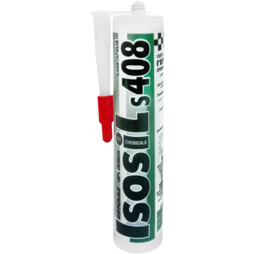 Нейтральный силиконовый герметик Iso Chemicals Isosil S408 Санитарный 310 мл белый
